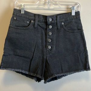 NWT Madewell high rise denim shorts